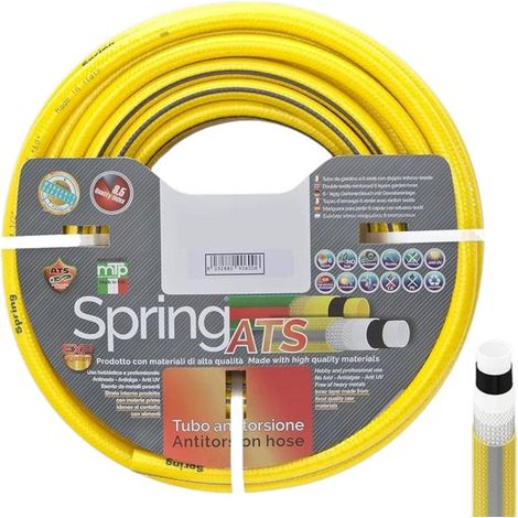 Tubo flessibile antitorsione in pvc 6 strati diametro 3/4 per giardinaggio e irrigazione mt 50 (1/4)