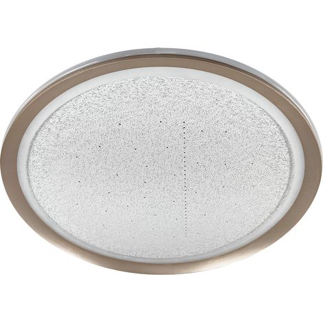 LED Deckenleuchte Bari mit Sternenhimmel weiß Ø 50 x 9 cm warmweiß-kaltweiß dimmbar (1/3)