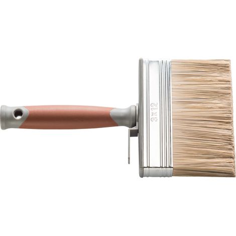 HARDY WORKING TOOLS Pinceau en Soie pour vitrifier ou vernir, Pinceau lasure Taille 150mm x 40mm, Pinceau Vernis Hauteur des Poils 66mm, Pinceau Large Peinture, peiceaux,Serie 90, A0245-906615 (1/5)