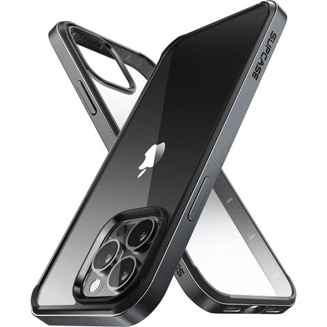 COQUE NOIRE TRANSPARENTE POUR IPHONE 13 PRO MAX 6.7' (1/5)