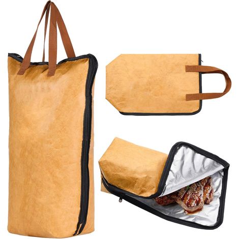 Sac de cuisson pour reposer la viande, sac de repos de viande réutilisable avec large ouverture, adapté pour griller la poitrine de bœuf en plein air en camping, 21x15 pouces (1/4)