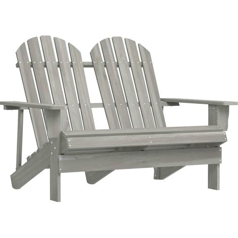 vidaXL Sedia da Giardino Adirondack a 2 Posti in Legno di Abete