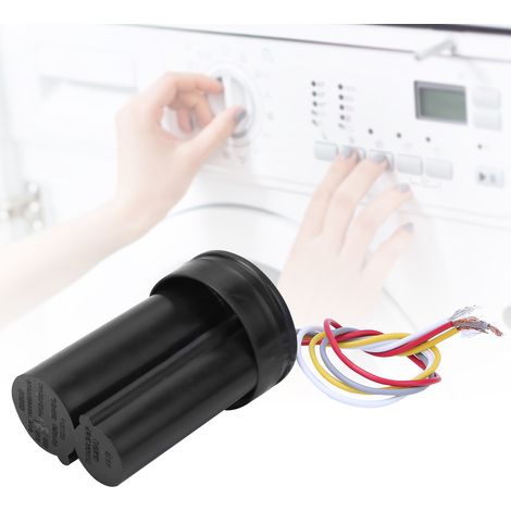 Condensateur de démarrage double 5+3 µF pour machine à laver CBB60, condensateur de fonctionnement pour moteur 450 V CA (1/5)