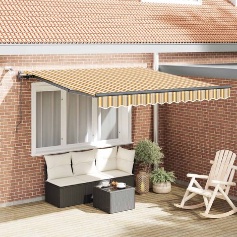 Tela de toldo Multicolor 350 x 250 cm Poliéster