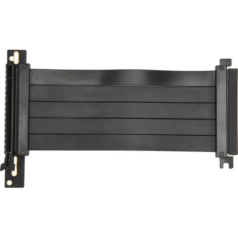 1 Câble d'extension PCIe 4.0 x16, Haute vitesse 26 Go/s, Blindage EMI, Pour carte graphique RTX RX (1/5)