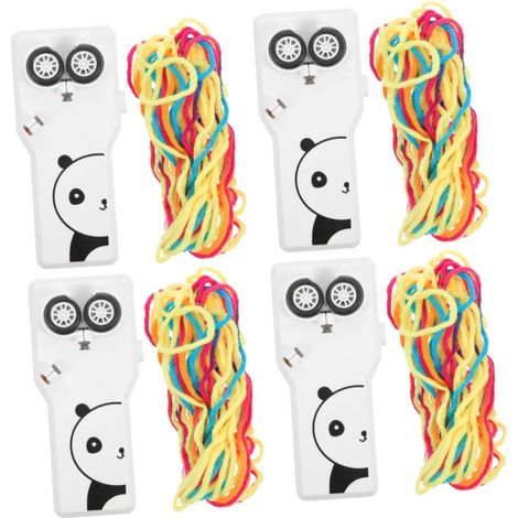 Ensemble de 4 jouets pour animaux avec lanceur électrique à remontoir et double moteur (1/5)