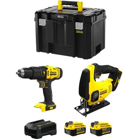 STANLEY FatMax Kit SVK205 (SFMCD711 + SFMCS600 + 2 x 4,0 Ah + Cargador + TSTAK VI) (1/5)