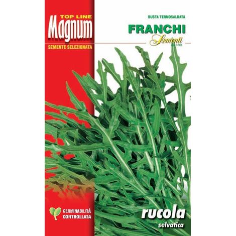 BUSTA MAGNUM SEMI DI RUCOLA SELVATICA ORTO GIARDINO SEMI