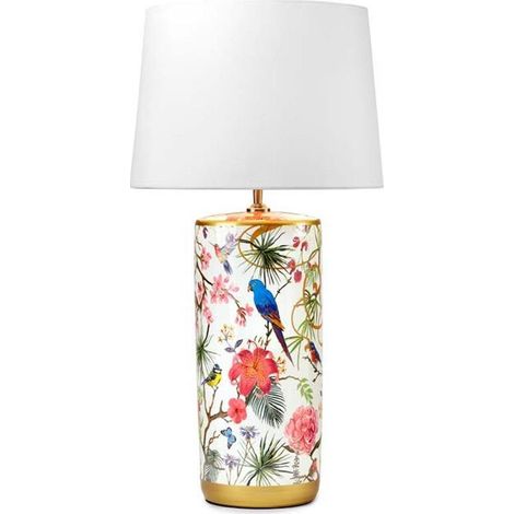 Fade lampada Paradise porcellana fine decoro esotico 35x80 cm