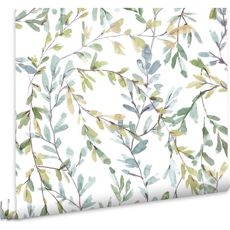 Laura Ashley Vliestapete Brayton Leaves Fresh Green 10mx52cm (1/5)