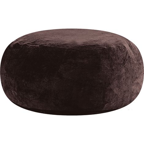 GagaFauteuil pouf 4FT marron en mousse (1/5)