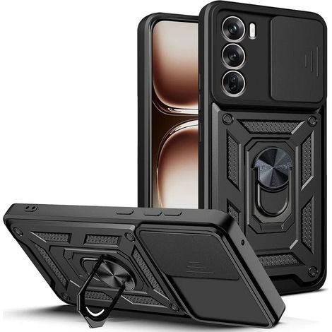 Coque de protection pour Oppo Reno 12, CamShield Slide, noire (1/5)