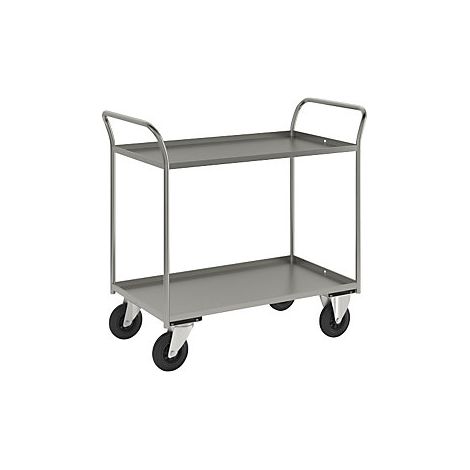 Kongamek Carrello di servizio KM41 2 ripiani con alzatina (1/2)