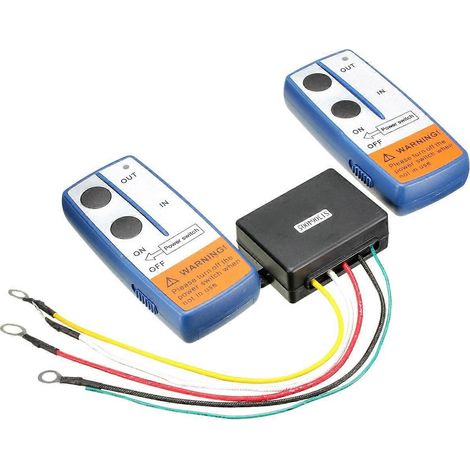 12V Auto-Funkwinde mit elektrischer Fernbedienung und Bedienungsanleitung