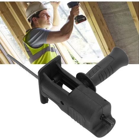 Kit d'accessoires pour scie alternative avec lames pour métal et bois, compatible perceuse sans fil. (1/5)