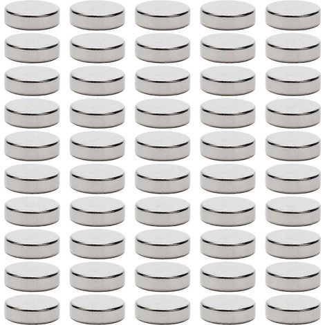 50 Stück runde Neodym-Magnete, multifunktionale Mini-Zylindermagnete für DIY-Bastelarbeiten, 10 x 3 mm