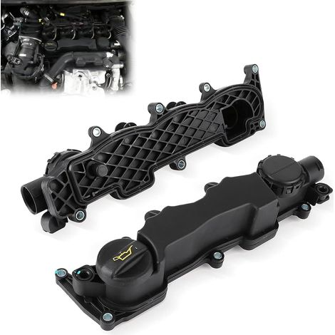 Cache-culbuteur avec joint et bouchon huile, OE 0248L1, compatible moteur 1.6 HDI, pièce de remplacement (1/5)