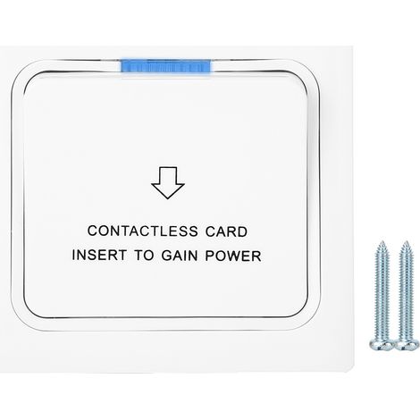 Capteur à Carte Magnétique pour Économie d'Énergie Hôtel 170V-250V, Interrupteur Intelligent Détection Présence (1/5)