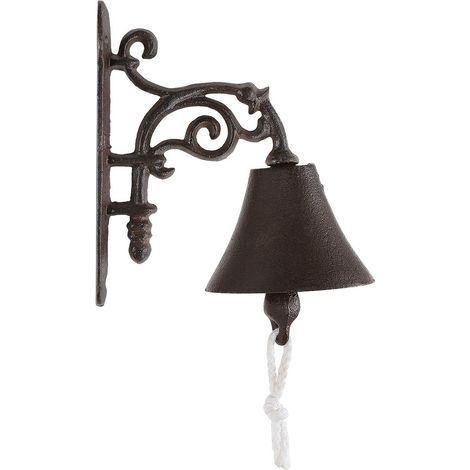 Cloche d'extérieur en fonte pour portail - Décoration style ferme (1/5)