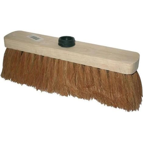Cepillo de Coco de Madera con Base de 29 cm