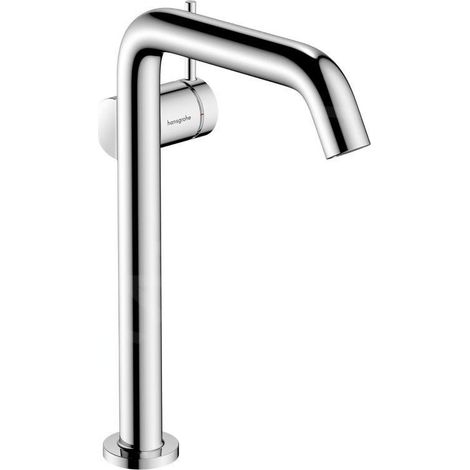 Hansgrohe – Mitigeur de lavabo CoolStart avec vidage Push-Open – Économie d'eau EcoSmart 4 l/min – Hauteur 283 mm – Longueur bec 167 mm – 73370000 (1/5)