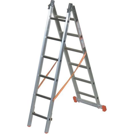 Facal Mehrzweckleiter 2-teilig GENIA S300 2x6 Sprossen