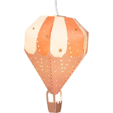 Amadeus Les Petits - Suspension Montgolfière cirque rouge 32 cm (1/4)