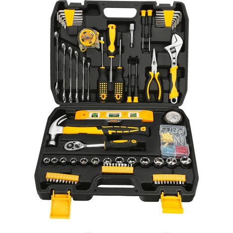 WOLFPACK LINEA PROFESIONAL juego herramientas 140 piezas con maletin (1/4)
