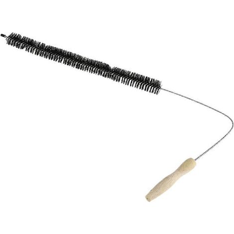 Brosse nettoyante pour tuyau d'évacuation de sèche-linge, brosse à peluches pour sèche-linge, brosse nettoyante pour filtre de tuyau d'évacuation, brosse flexible à long manche pour serpentin de réfri (1/5)