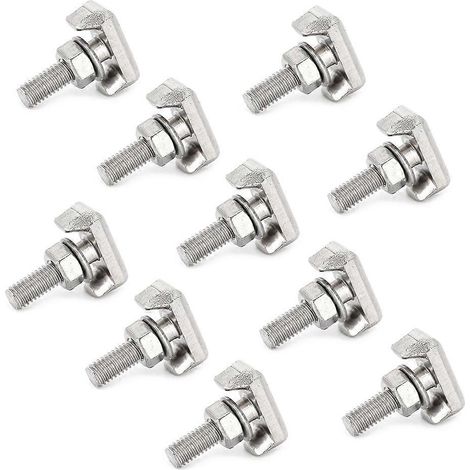 10 cosses de câble de batterie à boulon en T en acier inoxydable 19116852 Adaptées pour Cadillac