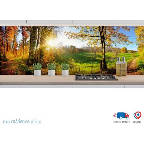 Crédence : Campagne et lumière 2 - Alu composite - 120 - 60 (1/3)