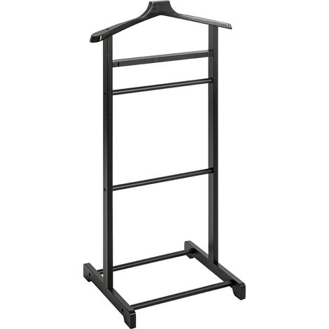Valet de nuit en bambou laqué noir - Longueur 48 x Hauteur 97 x Profondeur 36 cm (1/5)
