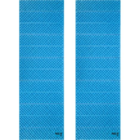 Folding Exercise Mat, 188cm, Blue, 2-Pack (1/5)