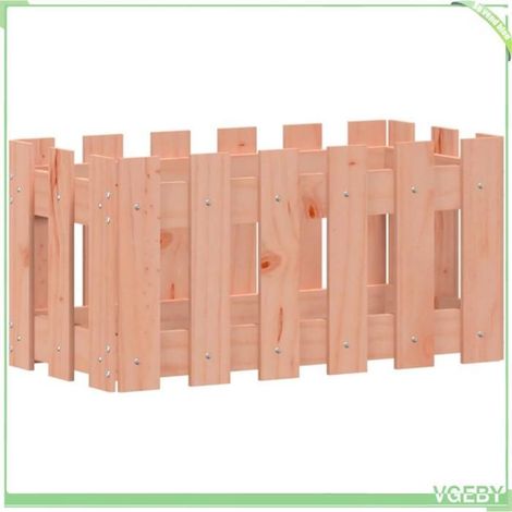 Jardinière - FAFEICY - 832470 - Douglas massif - 60x30x30 cm - Design clôture (1/5)