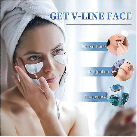 Appareil de massage facial EMS pour stimulateur musculaire du visage, lifting facial par impulsions électriques, visage en V, contour des yeux affiné (1/5)