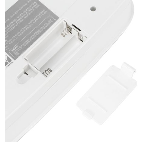 Cubo de basura automático de 14 litros con infrarrojos, detección silenciosa y cierre retardado para cocina, baño, oficina y hogar, color blanco ABS. (1/5)