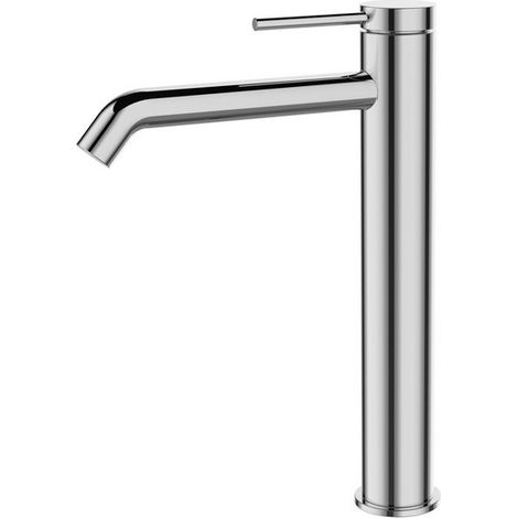 Miscelatore lavabo alto in ottone con finitura cromata  KAM-J CROMO kamalu