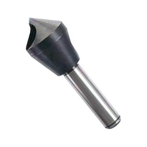 Fraise à ébavurer à trou 90 degré HSS-E5 Queue cylindrique 103613 - Diamètre maximum d'ébavurage : 10 mm - Longueur totale : 48 mm - TIVOLY (1/2)