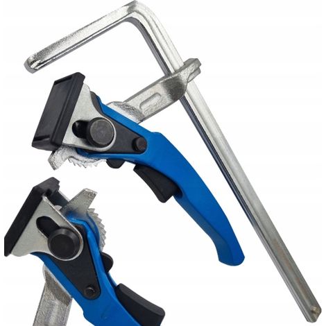 ABRAZADERA DE CARPINTERO, PALANCA, SOPORTE PARA RIEL DE ABRAZADERA, FORJADO, 300 x 60 mm