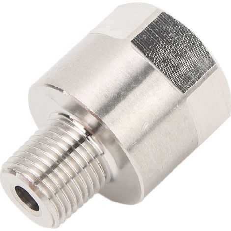Adaptateur pour manomètre de pression d'huile 1/8" NPT mâle vers M10x1.0 femelle pour prise de pression d'huile, de carburant, d'eau et de température (1/5)