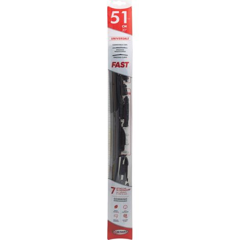 Spazzola tergicristallo singola Fast 51 cm - 20", per spazzole tradizionali e curve (1/4)