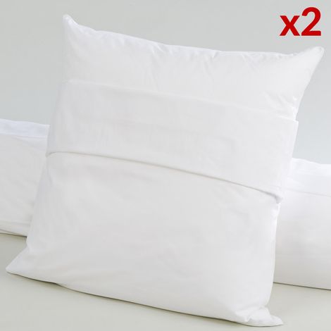 Lot de 2 Protège Oreillers Absorbants - Molleton de Coton Bio - 50/70 - DODO (1/2)