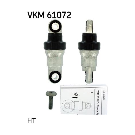 Tendeur de courroie, courroie trapézoïdale à nervures SKF VKM 61072 HONDA