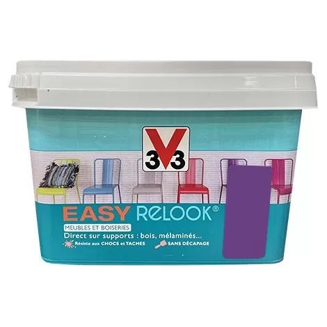 V33 Vernis Easy Relook Violet punchy 0,5 L