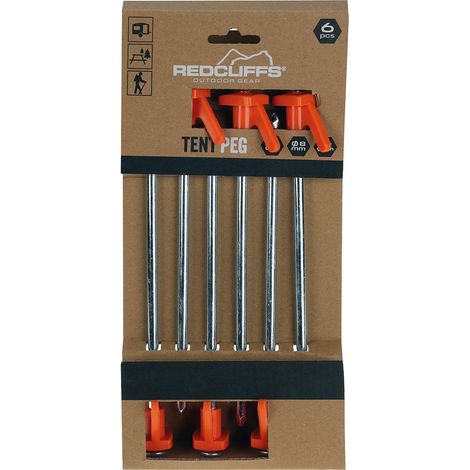 Estacas para tienda de campaña de 21 cm, 6 unidades. (1/2)