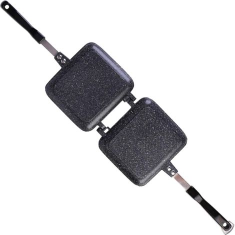 Appareil à Croque-Croque-Légumes Compatible cuisson au feu Induction, peu Encombrant, Poêle Poignées Amovibles, pr Cuisine, Camping (1/5)