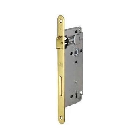 AGB - SERRATURA  DA INFILARE PER PORTE INTERNE (A24) PATENT D90 F22 E50 - OTTONE VERNICIATO