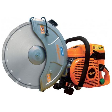 Découpeuse thermique 350 mm – Profondeur de coupe 125 mm – Moteur 4,0 kW – Pour béton armé et matériaux durs – Saint Gobain