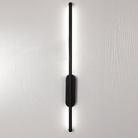 60CM Long Wall Lamp Creative Modern LED 10W Black Outdoor/Indoor Lighting Fixture for Hallway Bedroom Balcony Loft Cool Light