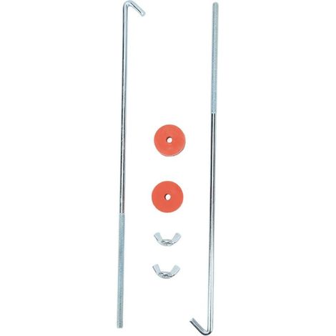 Bolts of holding of battery to hook in J universal of 12 inches, professional with nut to ears of washer for car (1/5)